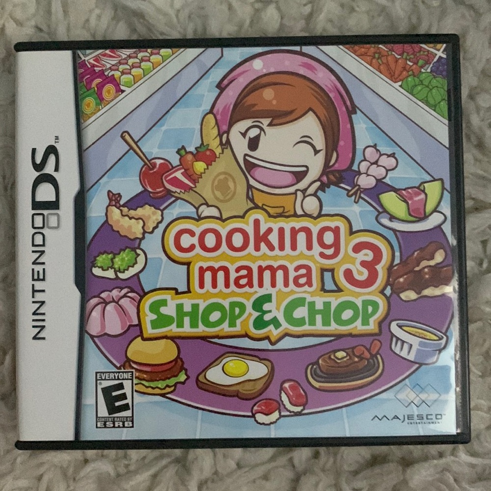 Cooking Mama 3 Shop & Chop Nintendo DS Game